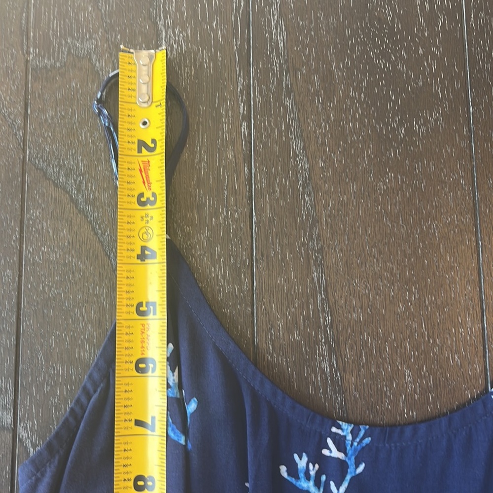 Old Navy Coral Print Spaghetti Strap Sleeveless Mini Dress - Picture 15 of 16